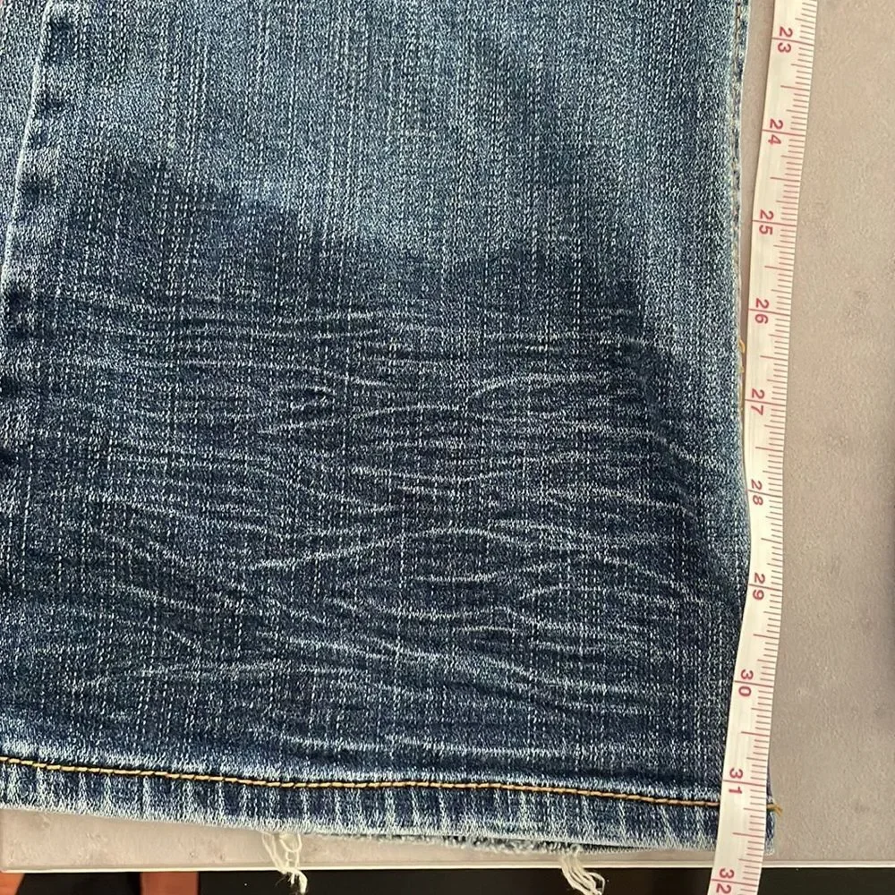 Buffalo David Bitton Rox-X women’s jeans faded distressed bootcut‎ Y2K size 28
